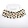 Latest Choker Design Antique Kundan Traditional Necklace Jewellery Set for Women