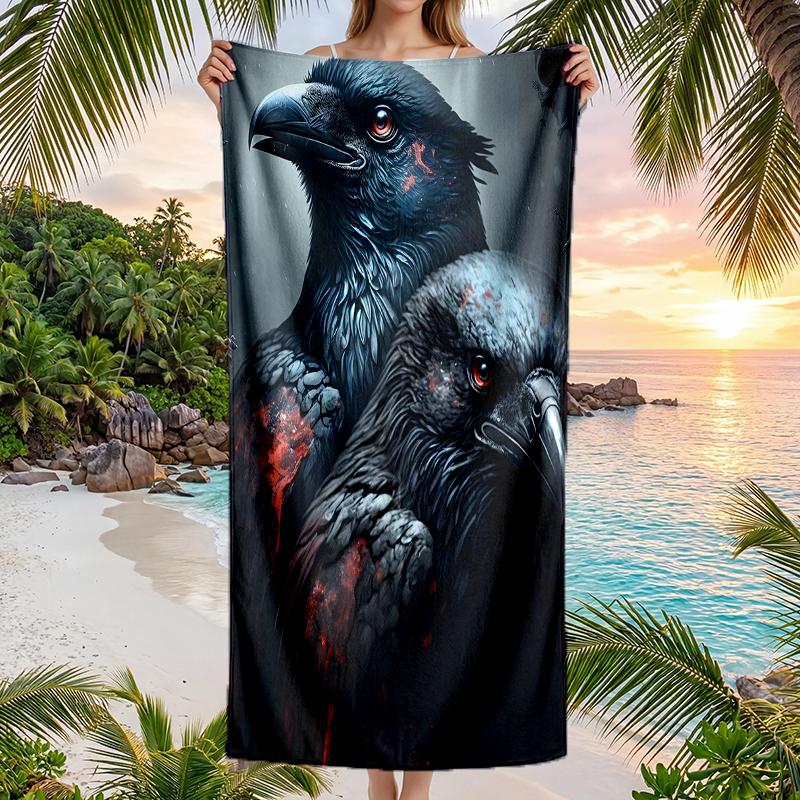 Vintage Artwork Fashion Beach Towel: Ideal for Summer Adventures Soft, absorbent and quick drying suitable for swimming and bathing