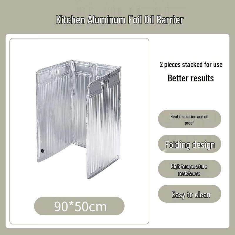 

Kitchen Aluminum Foil Oil Splash Guard