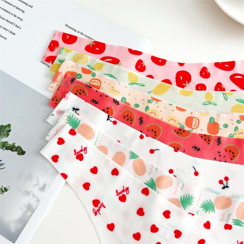 FINETOO SeamlessThongs für Damen, bequeme Dessous, T-Rücken, bedruckte Unterwäsche, sexy G-String, sexy Höschen