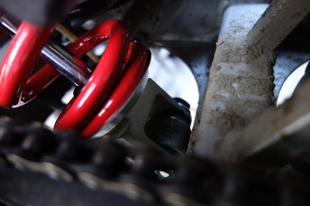 YSS rear shock absorbers for and Custom-made KSR-I/KSR-II, KSR-1/KSR-2, KSR50/KSR80.