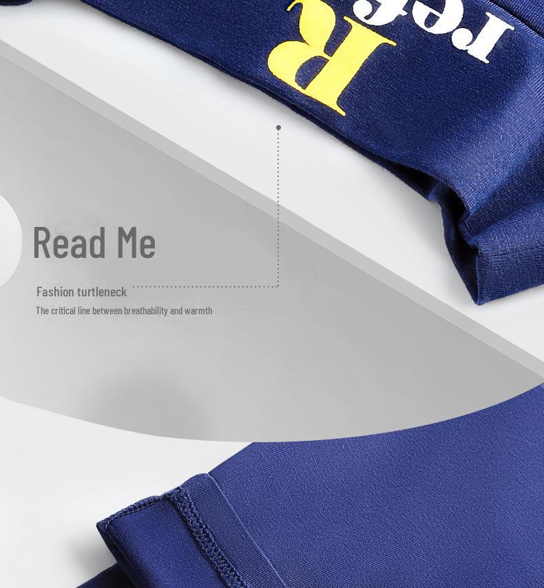 Men's High Collar Cotton Light Top - Comfortable, Breathable, Close-fitting Autumn Undershirt