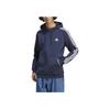 Adidas Essentials Fleece 3-Stripes Hoodie Men Hoodies Ink-Blue IJ6473