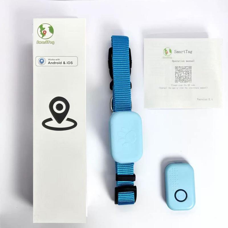 In-Stock Smart Cat Positioning Collar for Apple & Android - Dual System Bluetooth Pet Tracker
