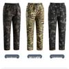 Men's Fleece-Lined Camouflage Pants: Thick Straight-Leg, Versatile, Wear-Resistant, and Loose-Fit Casual Workwear.