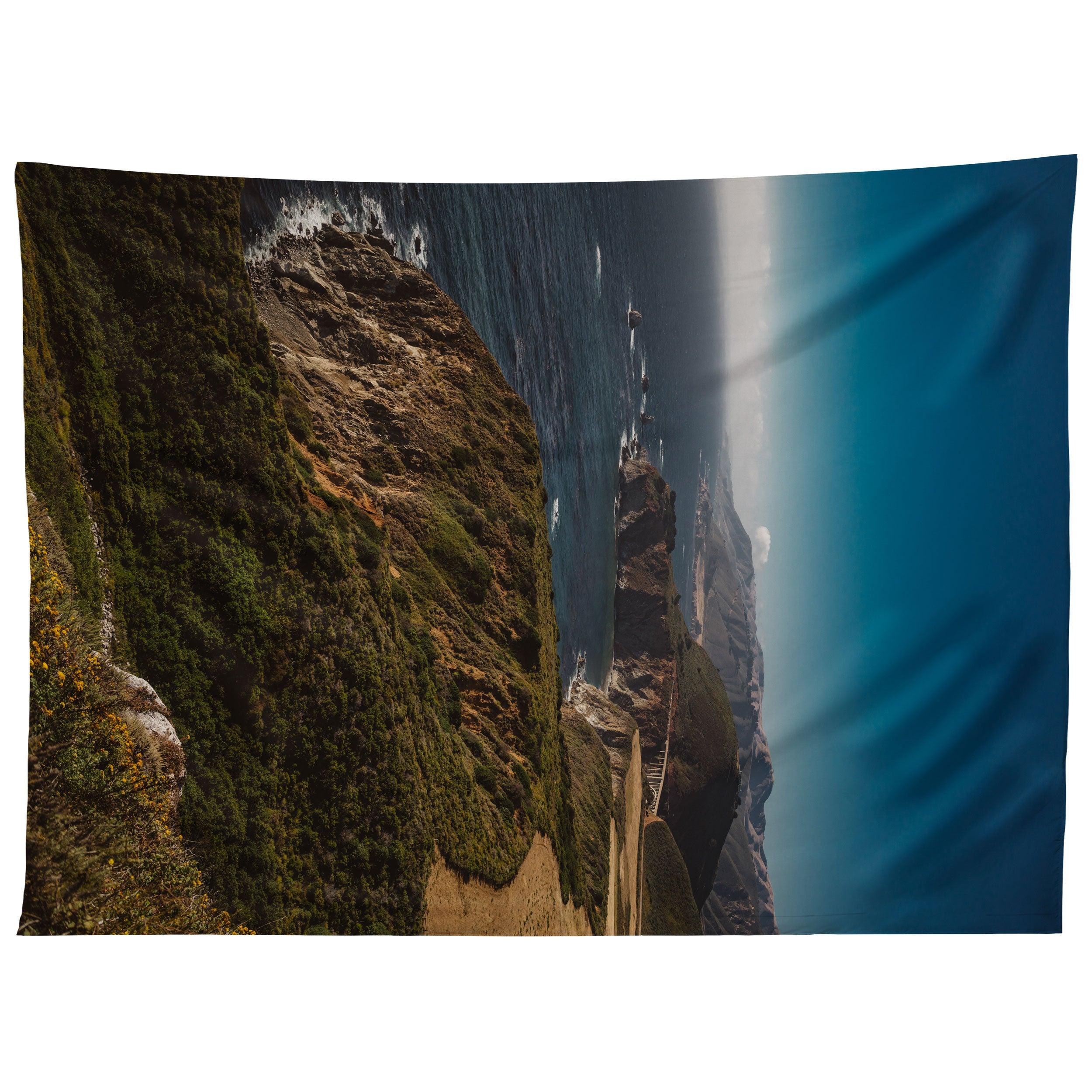 BIG SUR CALIFORNIA VIII tapestry 75x100