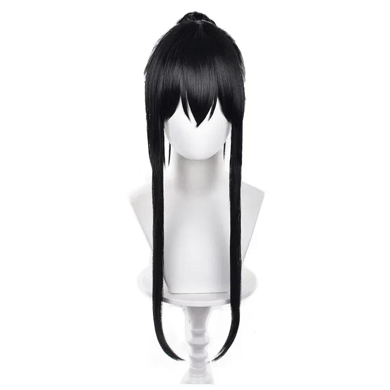 

Капитан Аширо Мина Аширо Косплей Парик Аниме Кайдзю Но. 8 Мина Аширо Черный Длинный Хвост на Зажиме Вечерняя Прическа Хэллоуин Реквизит as the picture-