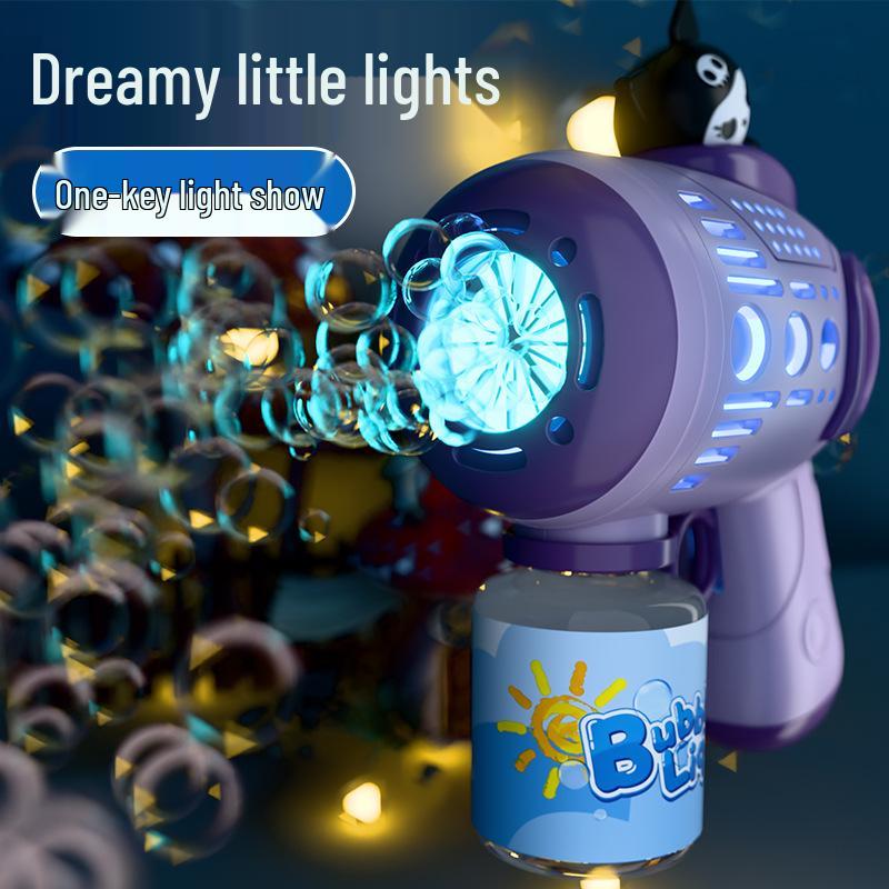 Electric Luminous Bubble Gun - Automatic Handheld Toy for Kids