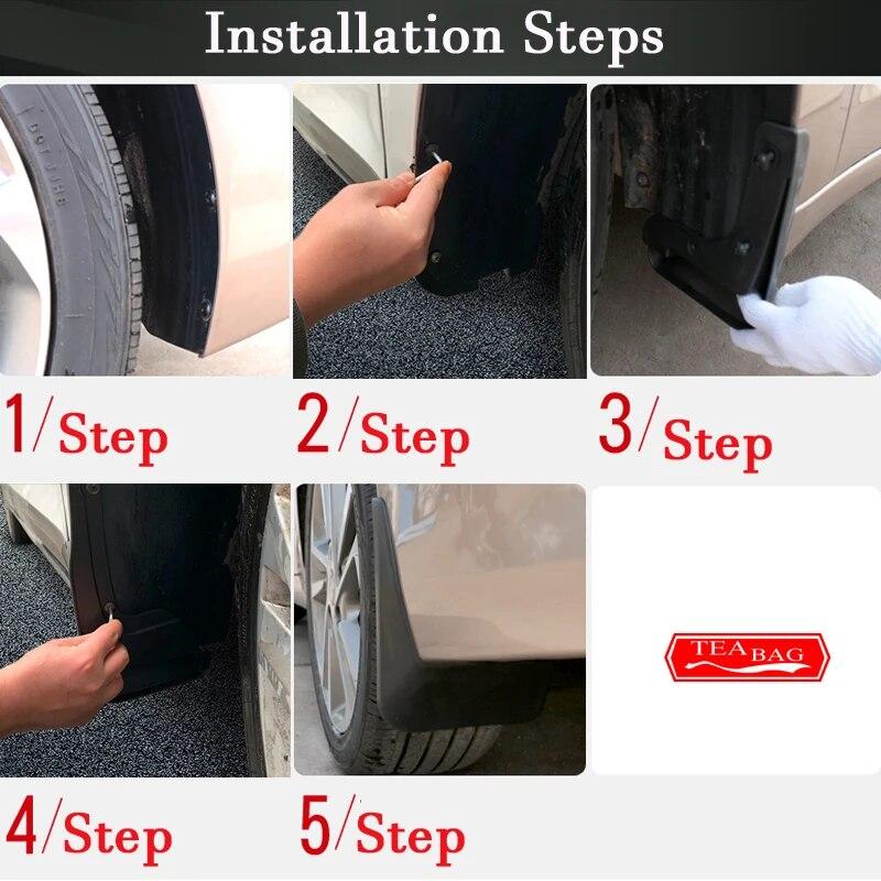 Flaps de noroi pentru BMW X1 E84 F48 2008- Aparatori de noroi Aparatori parastropire Accesorii auto Auto Styline 4 BUC.