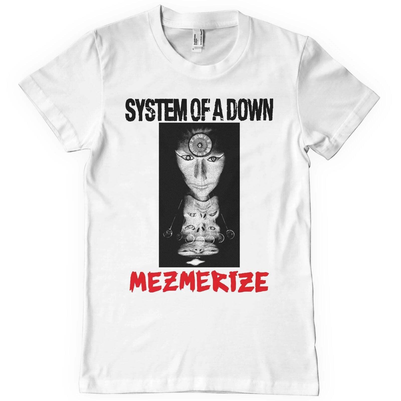 Licenza Ufficiale System Of A Down Mezmerize Maglietta Uomo XXXL
