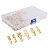 Wire Terminals Assortment Kit Male Female Spade Butt Connectors with Insulating Sleeve Set