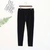 Long Sleeve Oversized Thermal Underwear Solid Color Long Johns Set Women  Winter