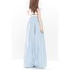 Blue Overalls Women's Dopamine New Summer Casual Quick-drying Straight Sports Wide-leg Pants