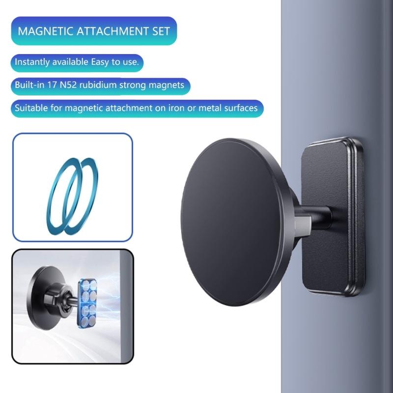 Magnetic Exercise Phone Clip 360 Rotatable Shockproof ABS Construction For Fitness Enthusiasts And Content Creators