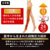 Slim Walk Medical Lymphatic Sizes Compression Stockings for Swelling Stockings, S-M, Beige,