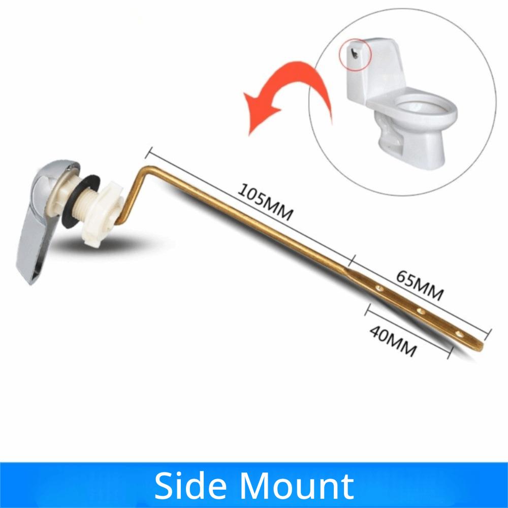 Brass Toilet Tank Handle Flush Lever Toilet Flush Button  Toilet Tank Replacemen