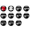 4PCS Car Wheel Tire Valve Caps Tyre Air Stem Covers For Suzuki Swift Jimny Ignis Alto Samurai Baleno Vitara Grand Vitara Ltz Gsr
