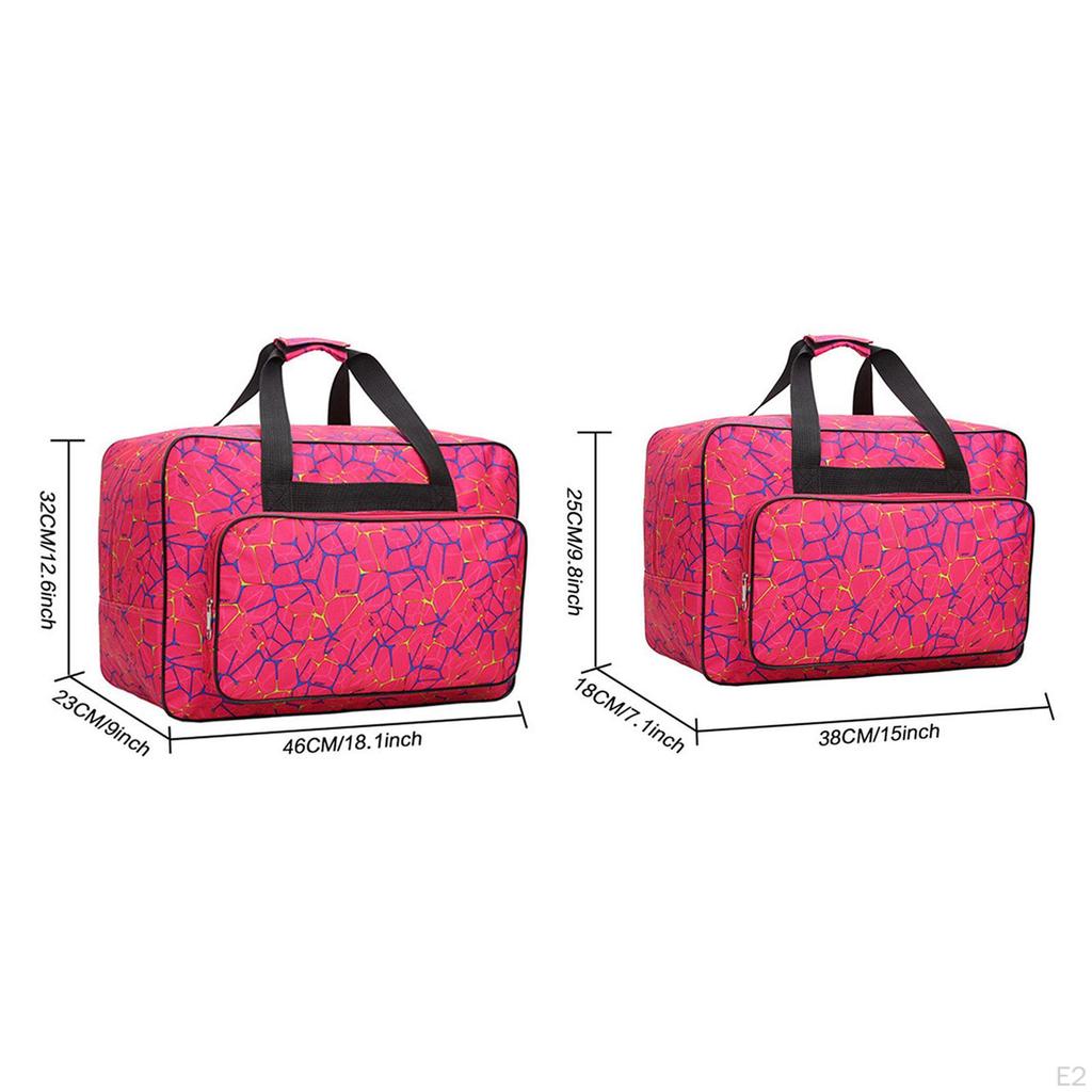 2Pcs Sewing Machine Bag Carrying Case Dustproof Yarn Storage Handbag