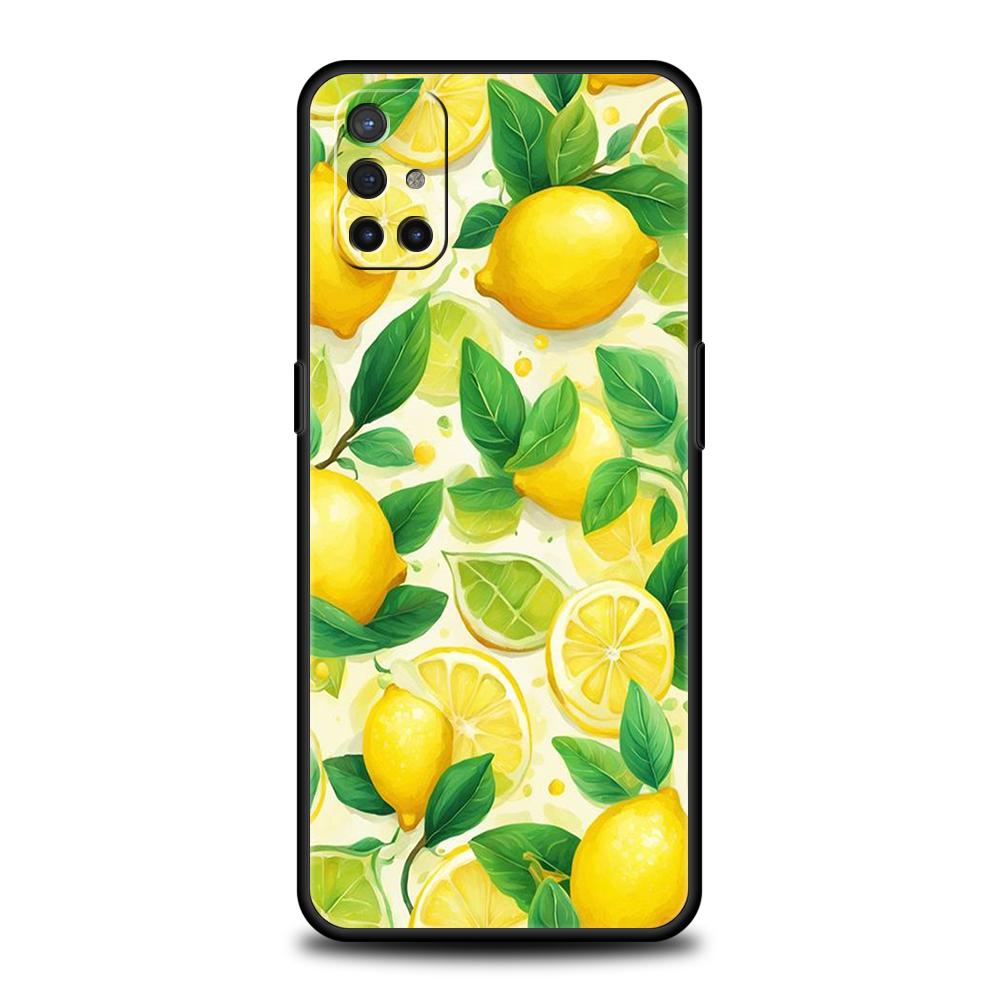 Phone Case For OnePlus 13 12 11 10 9 Pro 9T 13R 12R 10R 9R 9RT 10T 8T 8 Nord 2T CE 2 3 5G N200 N30 Soft Cover Fruit Lemon