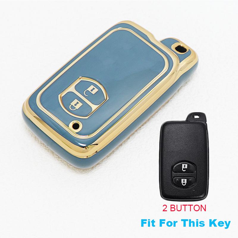 Suport husă carcasă pentru Toyota Yaris Corolla Vitz RAV4 Land Cruiser Camry Highlander Prado Prius Carcasă telecomandă auto fob