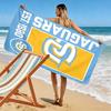 Southern Jaguars Print Beach Towel, Large Soft Quick Dry Towel for Beach Camping Swimming