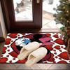 Mouse Couple Artwork Printed Area Rug for Office, Chair Rug, Decorative Carpet Floor Mat, Large Size Fan gifts Christmas gifts