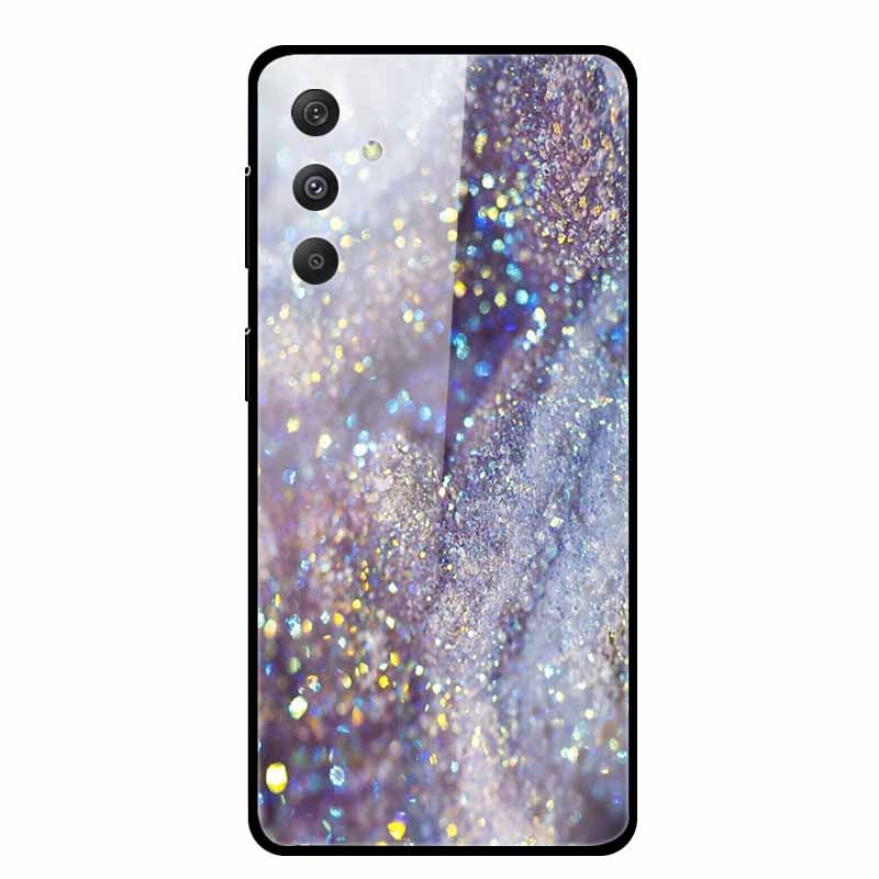For Samsung Galaxy M54 M34 M14 Case Luxury Tempered Glass Back Cover Hard Case Samsung Galaxy M 54 Capa Fundas Coque Colorful