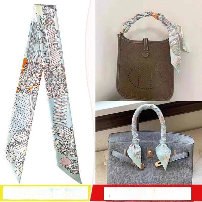 1Pc  Hot-Selling Imitation Silk Bag Handle Scarf Ribbon