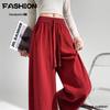 Spring & Summer Rhinestone Wide-Leg Loose Scythe Pants for Women