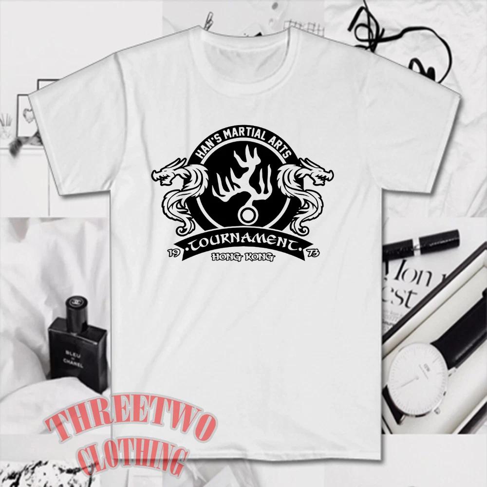 

Han s Martial Arts Tournament Enter The Dragon Men s White Size S to 5XL XL