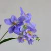 Artificial Cymbidium Orchid Flower Bendable Faux Orchid Plant for Home Office Indoor Tables Centerpieces Decoration