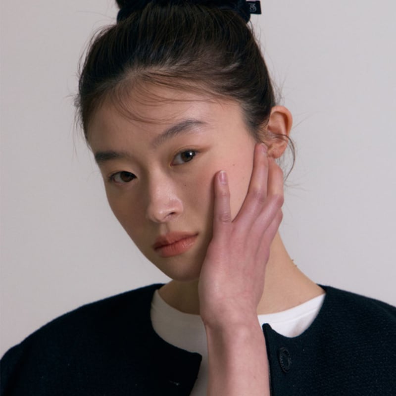 38comeoncommon Sheer Scrunchie (Shine Black)