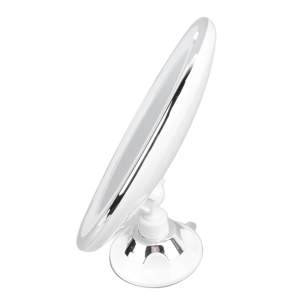 LED Makeup Mirror 10X Magnification Lighted Suction Cup Type Portable Cosmetic Mirror for Travel