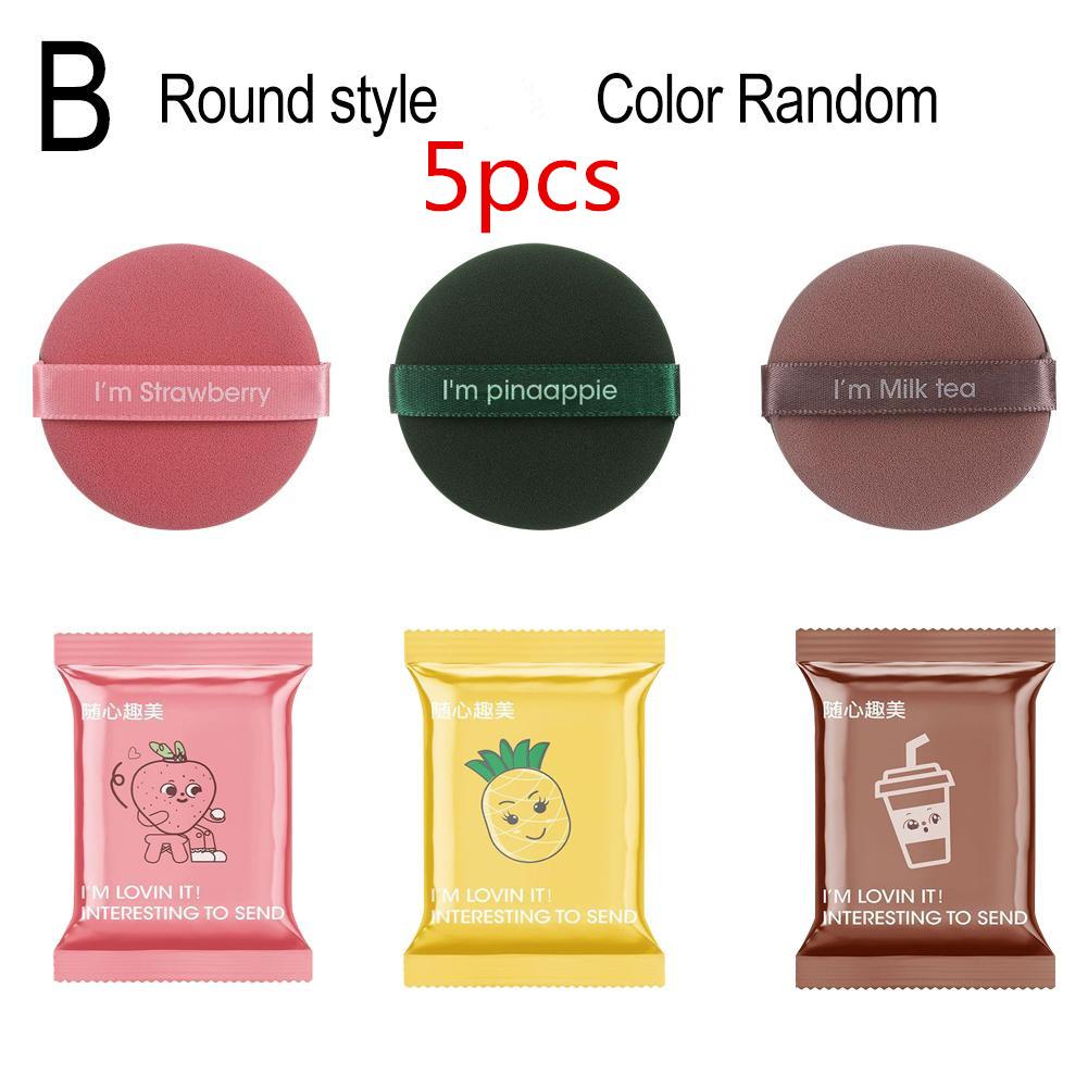 

Random 5PCS Powder Puff Prevents Bacteria Buildup Powder Puff Women Soft Makeup Sponge Beauty Make Up Powder Tools