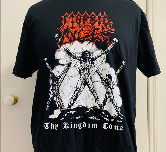 

Morbid Angel - Thy Kingdom Come Short Sleeve Cotton Black All Size Shirt Unisex T-Shirt XL