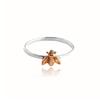 Huitan Chic Insert Finger Ring Female Daily Wearable Bee Shape Design Accessories for Teen Girl Versatile Fashion Dainty Jewelry
