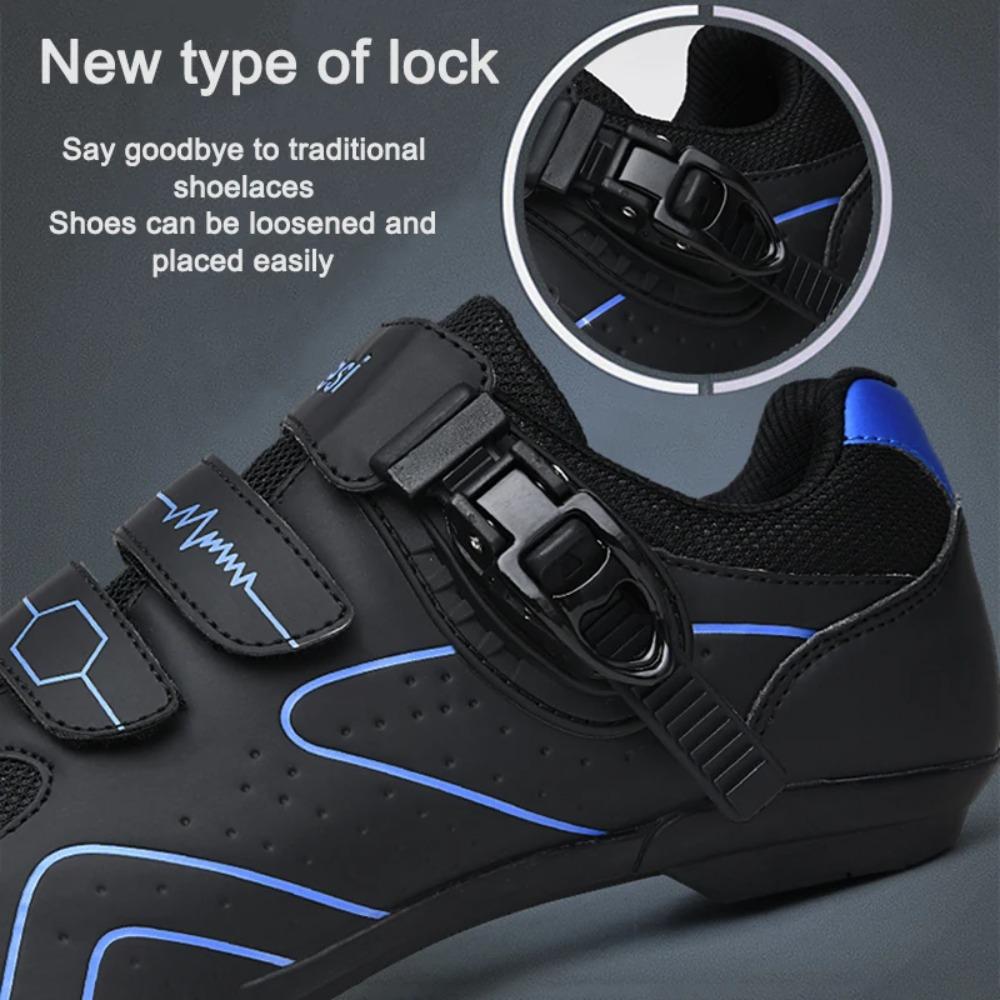 Men's Outdoor Rubber Soled Cycling Shoes Comfortable Breathable Indoor and Outdoor Training Rubber Soled Cycling Shoes