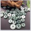 Myanmar Jade Dark Green Ping'an Kou Pendant