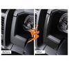 Left & Right Dashboard Trim Decor for Dodge RAM 1500 10-2015 Soft Carbon Fiber