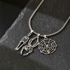 Halloween Punk Necklace Hip Hop Diablo Skull Palm Pendant Niche Exaggerated Spider Ornament