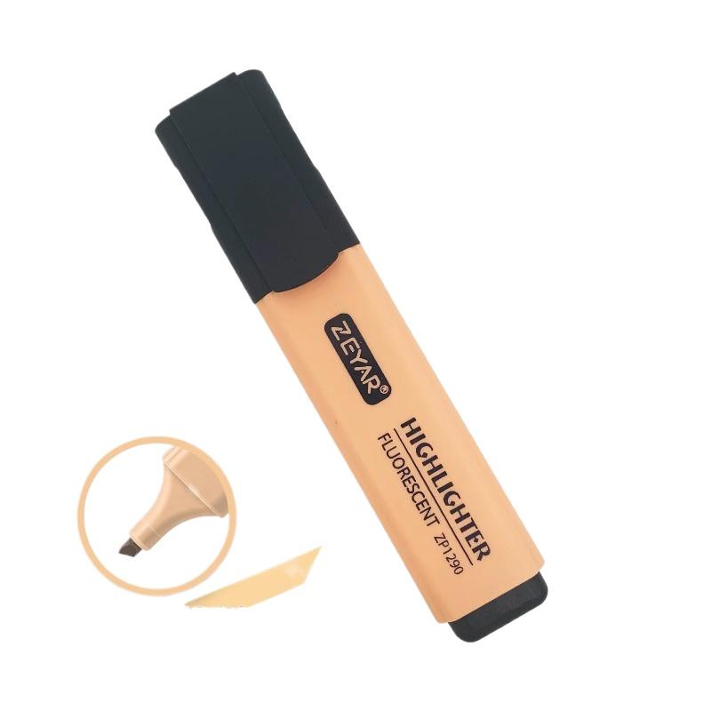 1 PCS 18 Colors Highlighter Marker Pen Water-based Pigment Single Head Highlight Pen Stationery Office School Supplies