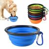 Pet Feeder Bowl Folding Silicone Travel Dog Bowl Walking Portable Water Bowl For Small Medium Dog Cat Bowls Pet Eating Dish