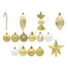 Christmas Balls Set of 40 Plastic Sphere Ornaments Hanging Crafts Decor 55KF