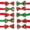 Cute Xmas Grooming Bowknot Collar Dog Bow Tie Cat Choker Pet Christmas Necktie
