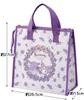 Skater Lunch x Sanrio Kuromi Flower Wreath Bag, Non-Woven Fabric, Insulated, 26.5 27cm, Design, FBC1-A