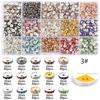 Rhinestones Rondelle Spacer Beads Delicate Rondelle Beads with Sparkling Crystals for Elegant Jewelry Creations