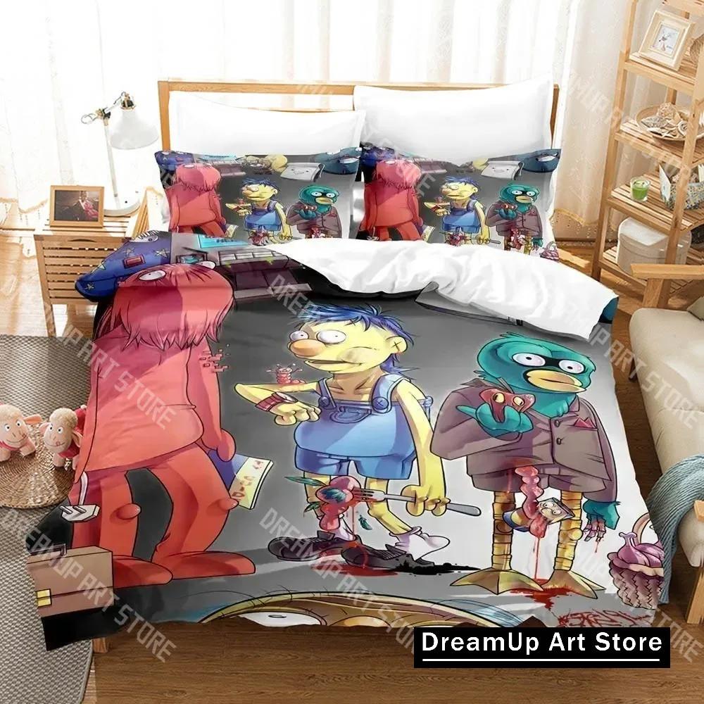 Dont Hug Me Im Scared Bedding Set Single Twin Full Queen King Size Bed Aldult Kid Bedroom Duvetcover Anime Bed