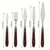 11pcs Professional Stainless Steel Palette Knife Set For Acrylic, Oil, Watercolor & Rock Painting
