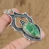 Natural Chrysoprase Gemstone Jewelry 925 Sterling Silver Pendant For Girls