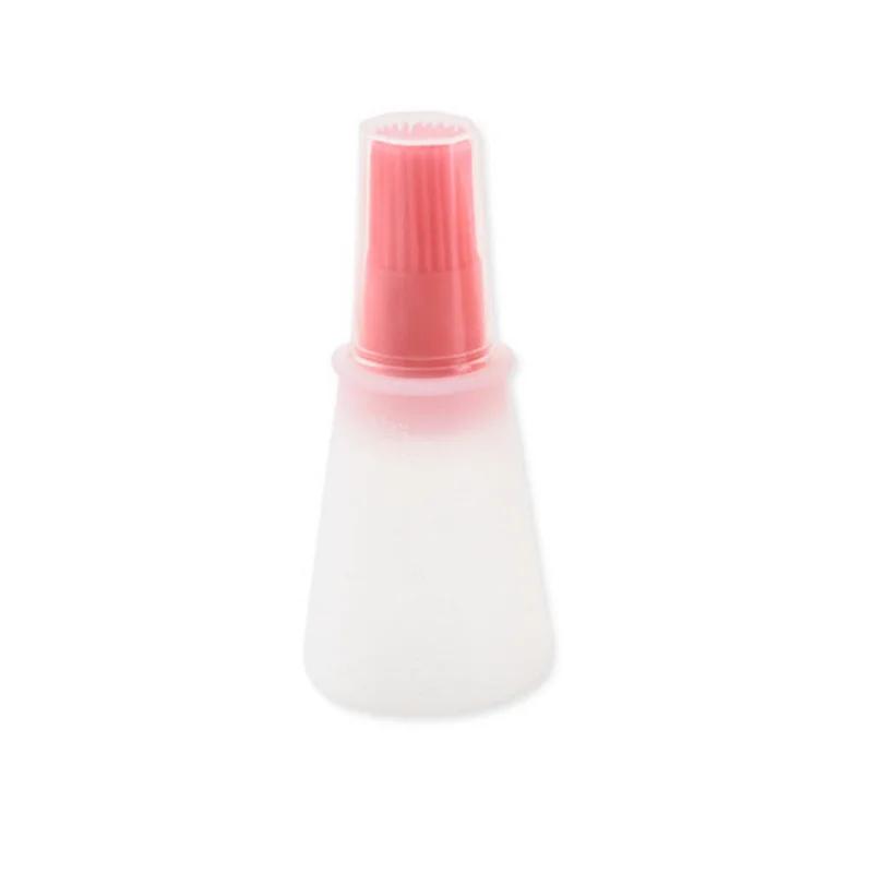 Baking Pancake Barbecue Camping Kitchen Gadgets Portable Oil Bottle Barbecue Brush Silicone Kitchen Cooking Tool